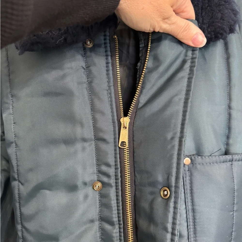 Samco Freezerwear Insulated Jacket XL Workwear Utility Coat Sherpa Collar 8326